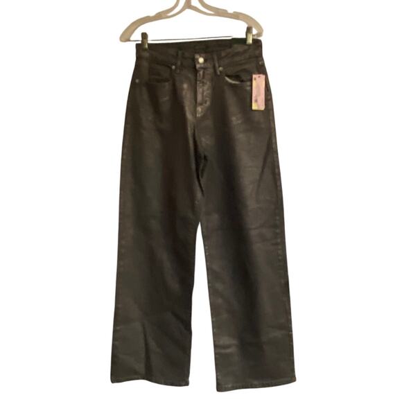 Wild Fable Metallic Gray Baggy Jeans Womens Size 4 NWT 31.5 Inseam - Picture 3 of 7